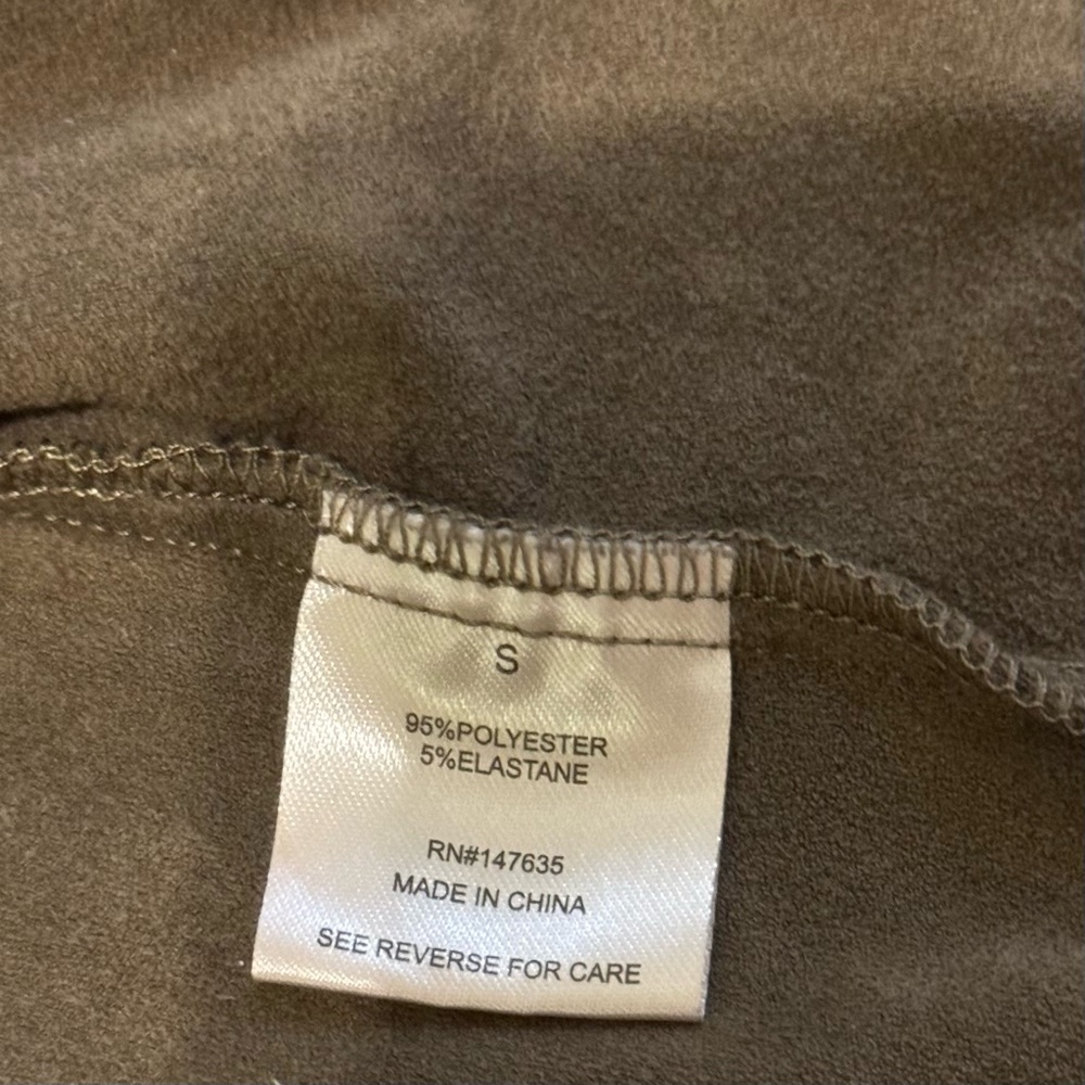 NEW Romeo + Juliet Couture ~ Brown Women's Suede Open Front Jacket ~ Size Small - Picture 8 of 8